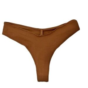 Skims Stretch Cotton Dipped Thong 4X